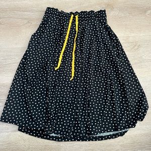 Black and White polka dot skirt